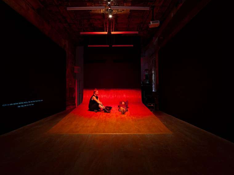 Constantina Zavitsanos, “L&D Motel,” 2019. Installation view,
Participant Inc.
Photo: Mark Waldhauser