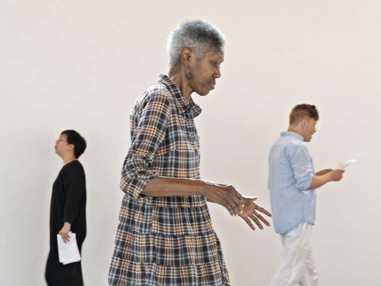 Eric Rasmussen, Robbie McCauely and Tina Ruan perform at the Annual Open House 2019
Robbie McCauley, the recipient of Denniston Hill’s inaugural Distinguished Performance Artist Award (DPAA) for 2019. She’s also a recent recipient of the IRNE (Independent Reviewers of New England) Award for Solo Performance, and selected as a 2012 United States Artists Ford Foundation Fellow, has been an active presence in the American avant-garde theatre for several decades. Also lately, she directed a critically successful Roxbury Repertory Theater production of “The Glass Menagerie” by Tennessee Williams. She received an OBIE Award and a Bessie Award for Outstanding Achievement in Performance for her play, Sally’s Rape.
She is widely anthologized including Extreme Exposure, Moon Marked and Touched by Sun, and Performance and Cultural Politics, edited respectively by Jo Bonney, Sydne Mahone, and Elin Diamond. One of the early cast members of Ntozake Shange’s for colored girls who have considered suicide when the rainbow is enuf on Broadway, Robbie went on to write and perform regularly in cities across the country and abroad. IMAGE CREDIT: WHITNEY BROWN PHOTOGRAPHY