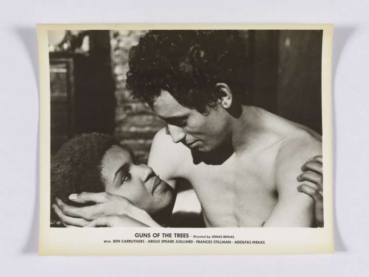 Production still from Guns of the Trees, 1962, 35mm