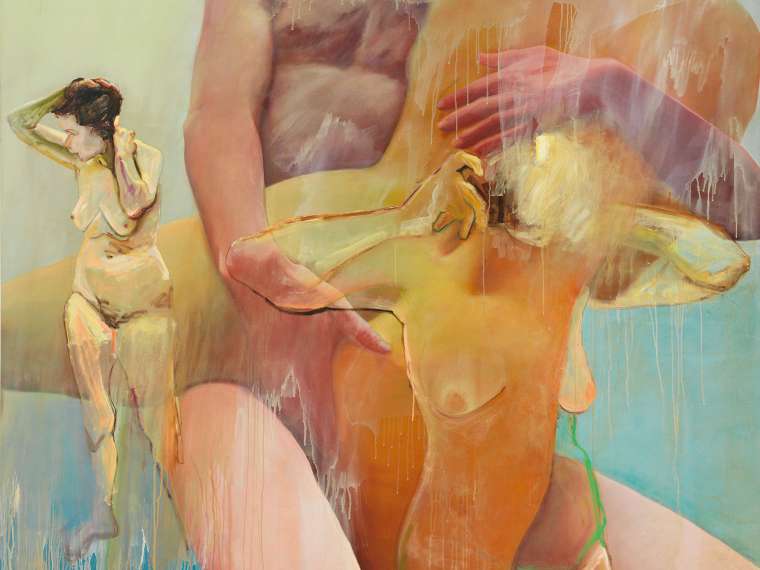 Joan Semmel. Flash, 1973/1992. Oil on canvas,
68 x 78 inches. Courtesy Alexander Gray Associates, New York © Joan Semmel/Artists Rights Society (ARS), New York