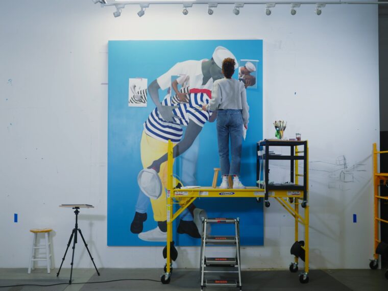 Amy Sherald. Production still from the Art in the Twenty-First Century Season 11 Trailer. © Art21, Inc. 2023.