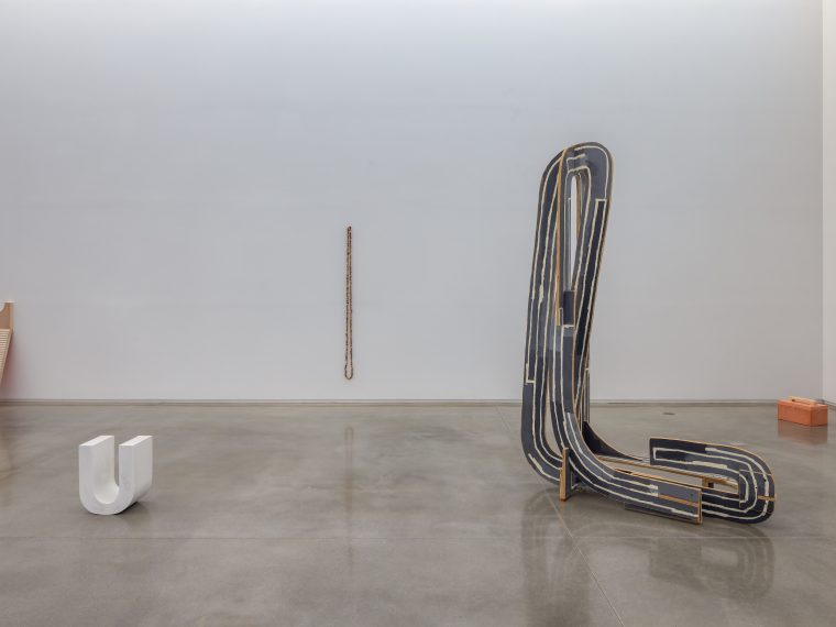 Elizabeth Atterbury, Gordon Hall, and Anna Hepler, Spatial Relations, 2021. Installation view.