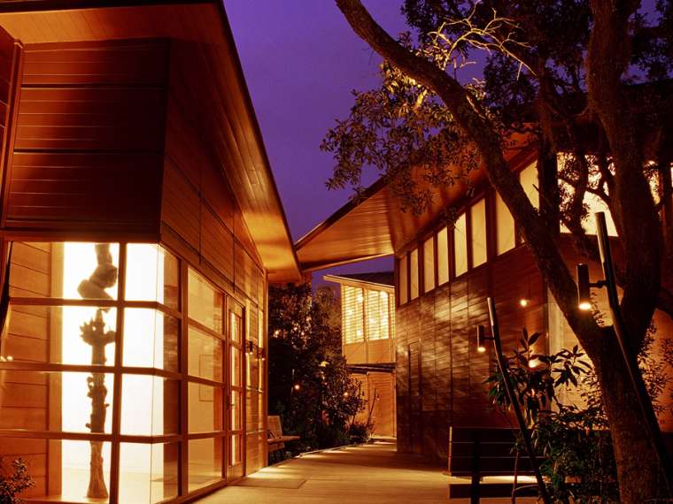 Entrance to Atlantic Center for the Arts Leeper Studio Complex. Photo by Eric White.