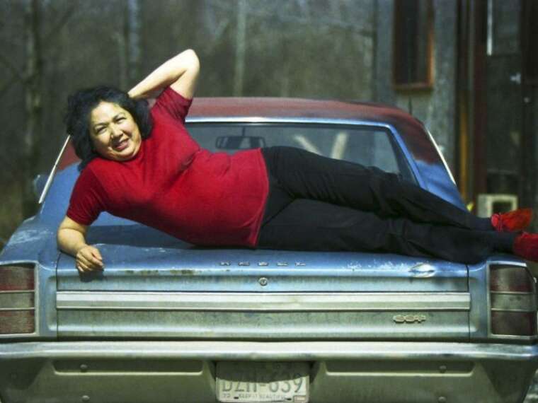 Shelley Niro, Rebel, 1987. Hand-tinted gelatin silver print. 8×10 inches. Courtesy of the Collection of the Artist.