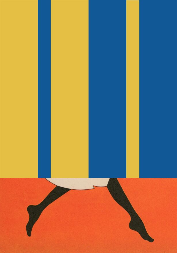 Dawit L. Petros, Recollections (Contrasting Notions, Battalion XIV), 2022/23. Serigraph on Arnhem paper, 29 ⅞ x 22 inches.