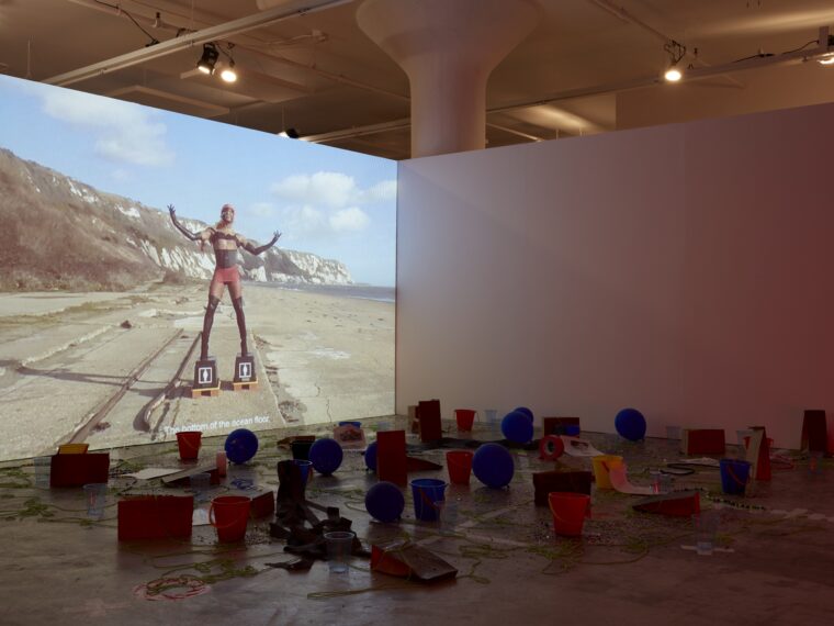 Keioui Keijaun Thomas, No Longer Strange Fruit, installation view, JOAN, May 13-July 15, 2023, photo by Evan Walsh.