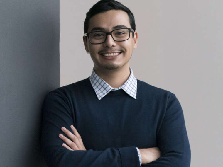Juan Omar Rodriguez, assistant curator. Photo by Liza Voll Photography.