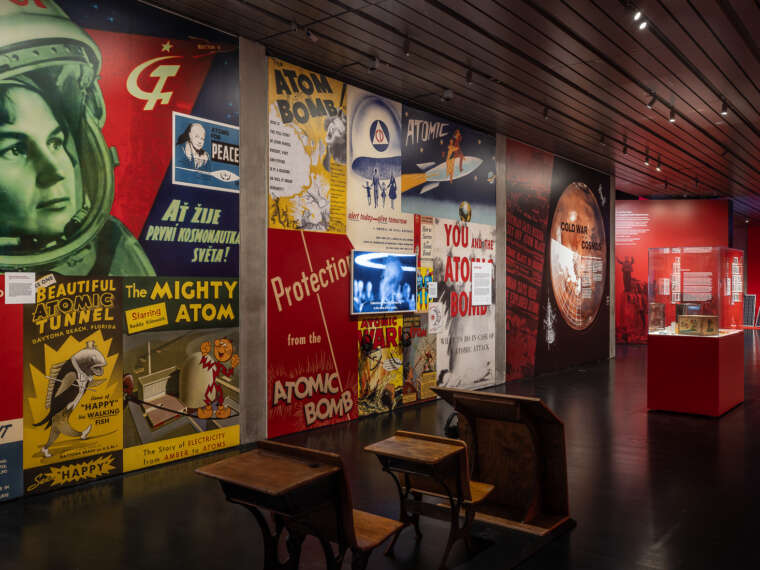 Cold War to the Cosmos: Distant Early Warning Systems and the Arctic, 2025. Installation view.